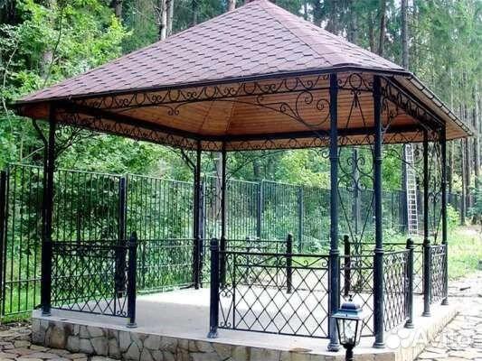 Современная, красивая беседка в Донецке, Макеевке, ДНР
